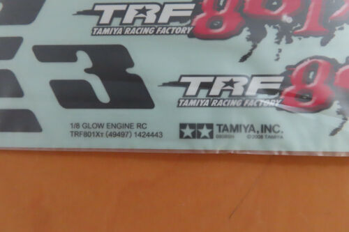 RC Tamiya Decal 49497 TRF801XT 1/8 Glow Engine 2008 NEU NIB - Bild 2 von 3
