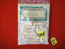 12 pcs - Craftwood Shaker Peg- 2.5 inch long U.S. made