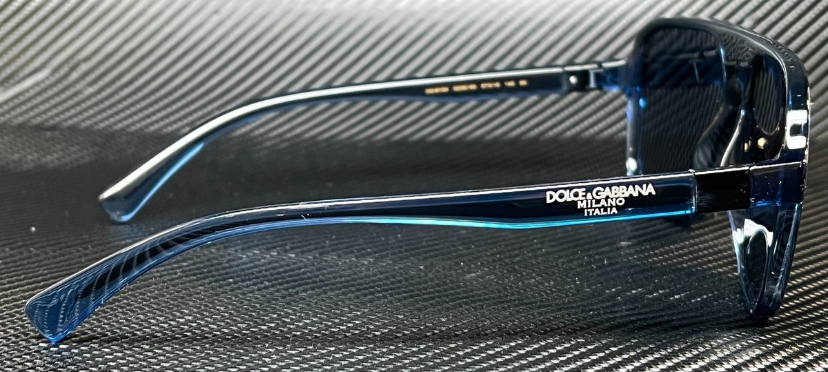 DOLCE & GABBANA DG6134 325880 Transparent Blue Square Men's