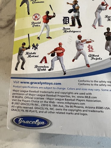 David Ortiz Boston Red Sox RePlays MLB Action Figure New in Package - 第 9/10 張圖片