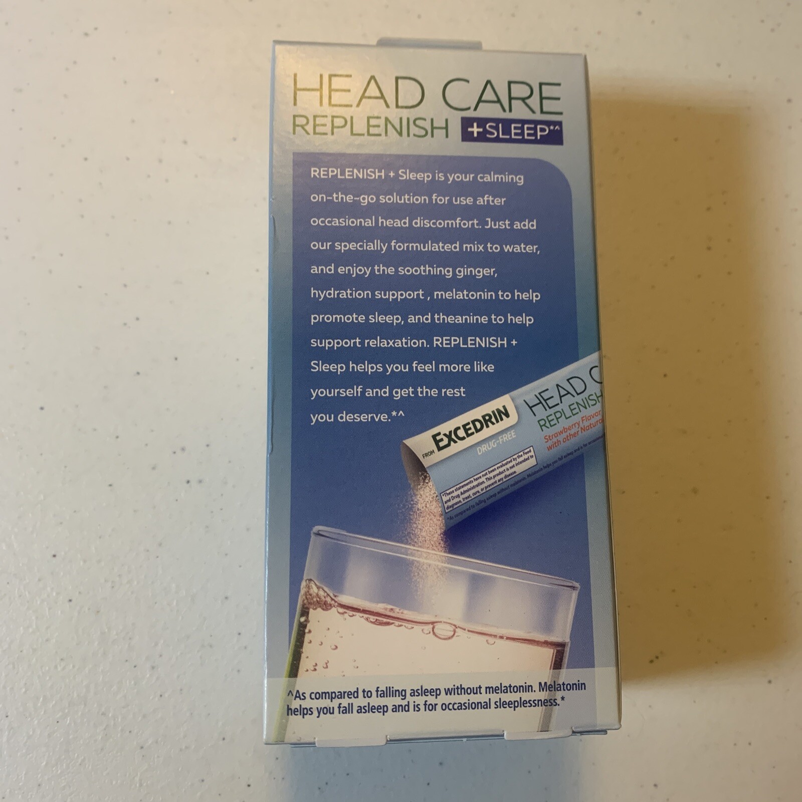 Excedrin Head Care Hangover Replenish Sleep Strawberry Pain Relief Powder New 300673655201 eBay