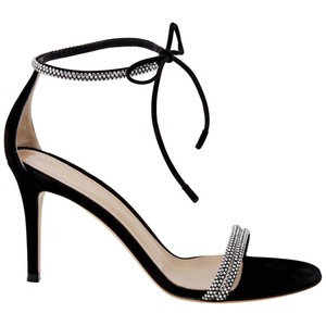 Gianvito Rossi White Leather Silk Montecarlo Sandals Size 38 424530  (LPCH1565450) - acheter sur LePodium