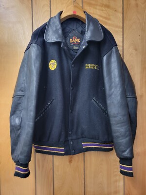 Vintage Game Sportswear Wool Leather Varsity Jacket Mens XL Vintage Game Sportswear Wool Leather Varsity Jacket Mens XL