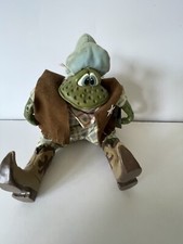 Russ Berrie Western Frog Shelf Sitter Country Folks Wyatt Burp Cowboy Sheriff
