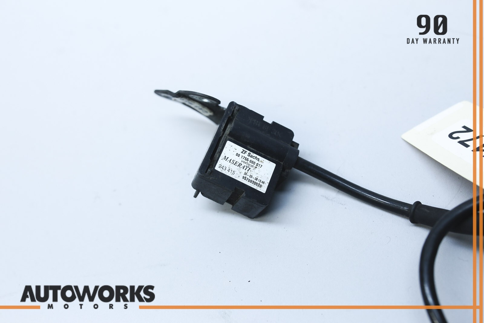 04-08 Maserati Quattroporte M139 Front Right Vertical Acceleration Sensor OEM