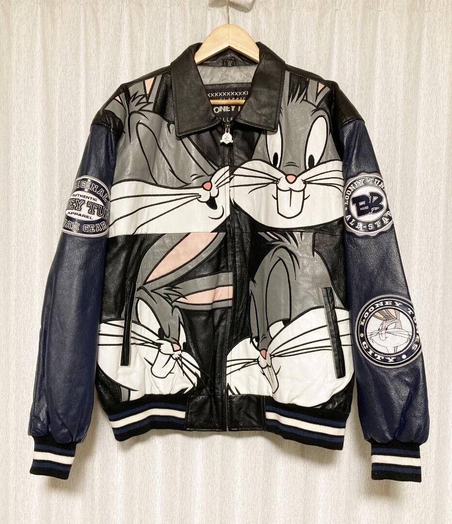 1990's Looney Tunes Jacket レザージャケット 1990's Looney Tunes Jacket レザージャケット