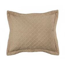 ONE CROSCILL FULTON TAUPE KING SHAM QUILTED - NEW--( I HAVE 2 AVAILABLE)