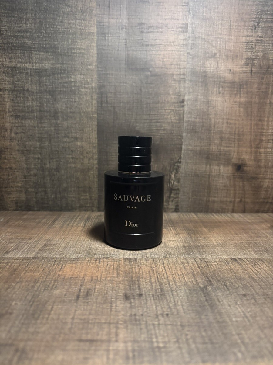 Dior Sauvage Elixir 60ml/2oz Spray For Men . Sprayed A Few