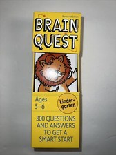 Brain Quest Kindergarten, Revised 4th Edition: 300 Questions and Answers to Get