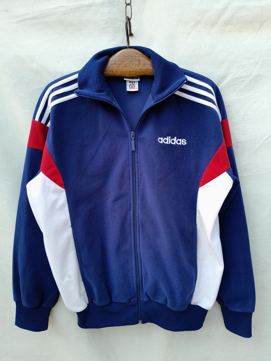 Vintage adidas Track Jacket Men's medium Blue White Red Vintage adidas Track Jacket Men's medium Blue White Red