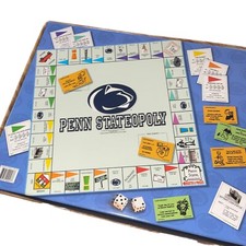 Penn Stateopoly (Monopoloy) Board Game Pre-Owned Complete Made In The USA