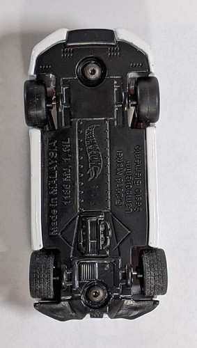 Hot Wheels Lamborghini Sesto Elemento (White) #204 - Custom Wheel Swap - Picture 3 of 4