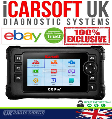 iCarsoft CR PRO PLUS + 2024 FULL System ALL Makes Diagnostic Tool - Official UK
