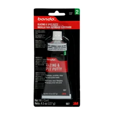 3M BONDO 907 GLAZING AND SPOT PUTTY, 4.5 fl oz Tube