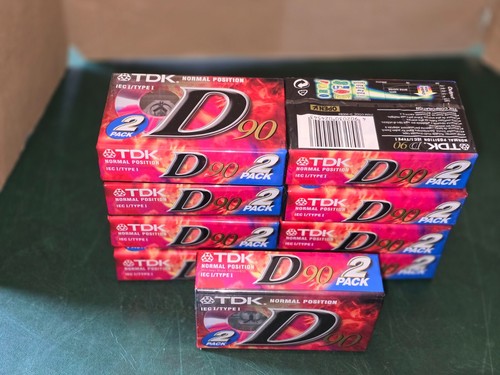 Cassette TDK IEC I/Type I D 90 * Lot de 18 Unités, Neuves, sous Blister - Photo 2/5