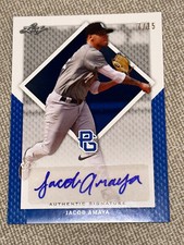 JACOB AMAYA 2016 LEAF PERFECT GAME BLUE AUTOGRAPH #7/15 DODGERS MARLINS