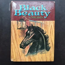 Black Beauty by Anna Sewell Vintage Hardcover Illustrated Book 1955