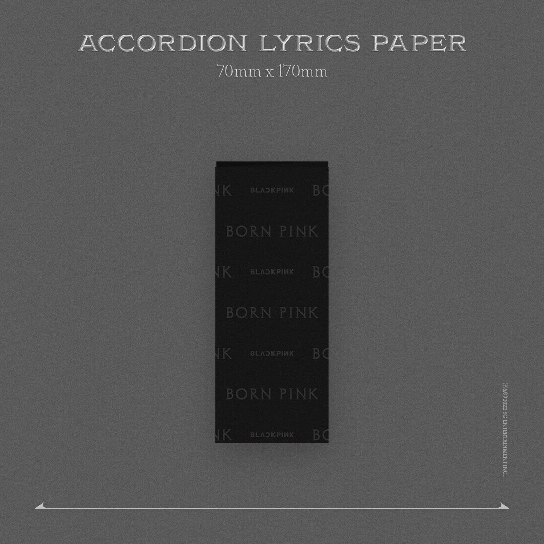 BLACKPINK 2nd Album BORN PINK DIGIPACK LISA Ver. CD+20p Booklet+