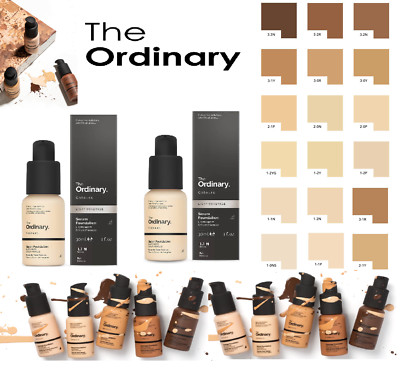 The Ordinary Foundation Serum cover easy smooth formula SPF15 Make Up 30ml