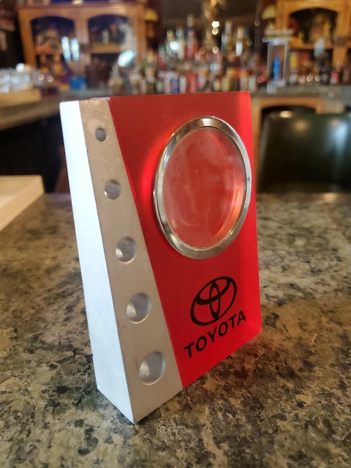 Placa de oferta de autos Toyota 4" rara S Foto 2 de 4