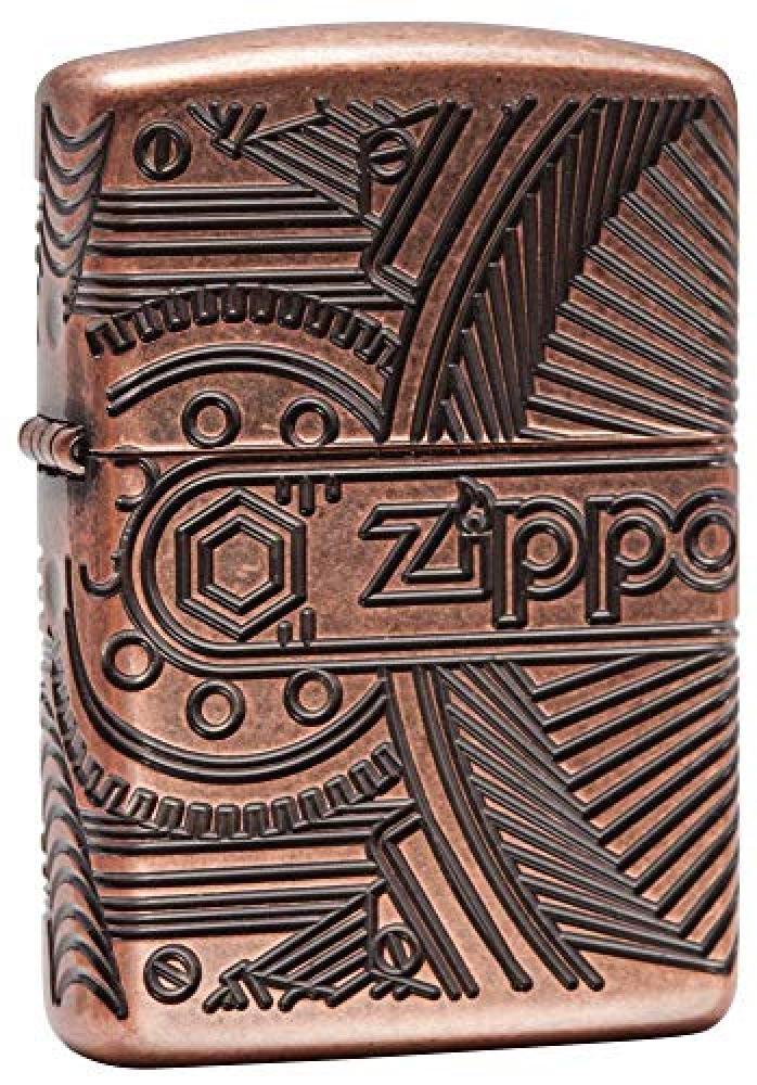 (TG. Regular 5.7 x 3.7 x 1.2 cm) Zippo Mechanic 360 Multicut, Accendino Antivent