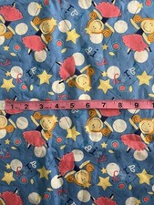 Fairy princess wand sparkle 100 Cotton Fabric 1.5 yards