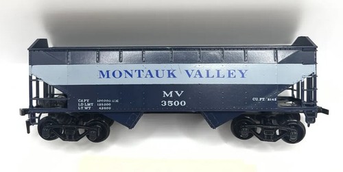 ATHEARN 34’ Open Top Hopper CUSTOM MONTAUK VALLEY 3500 Train Kit - Picture 3 of 7