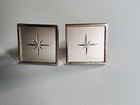 Vintage Men's Classic Goldtone Cufflinks Star Design B45