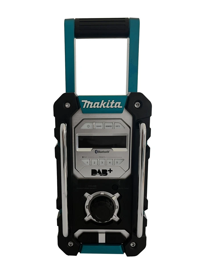 Makita DMR 112 Akku-Baustellenradio DAB+ und Bluetooth mit Akku 3 Ah + Ladegerät - Bild 3 von 4