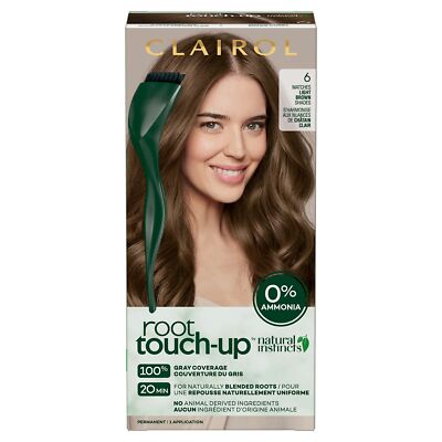Clairol Root Touch-Up Natural Instincts Permanent Hair Dye 6 Light Brown Hair