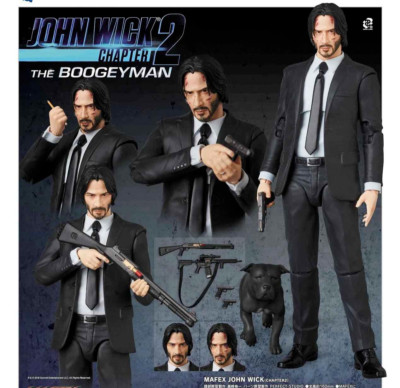 John Wick Chapter 2 Pvc Toys Action Figure 17CM+ ORIGINAL BOX  