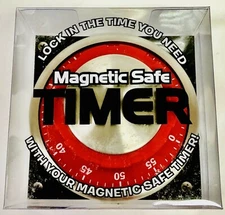60 Minute Magnetic Safe Timer w/ Large, Easy to Read Numbers New 