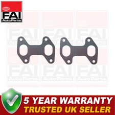 FAI Exhaust Manifold Gasket 2PC Fits Ford Ka Fiat 500 Punto Panda Grande