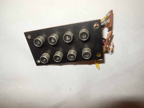 One Vintage Sherwood S-7100 Stereo Receiver RCA Jack Input Connector Board