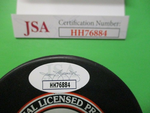 Henrik Sedin Vancouver Canucks Sign Autograph NHL Licensed Hockey Puck with JSA - Picture 3 of 5