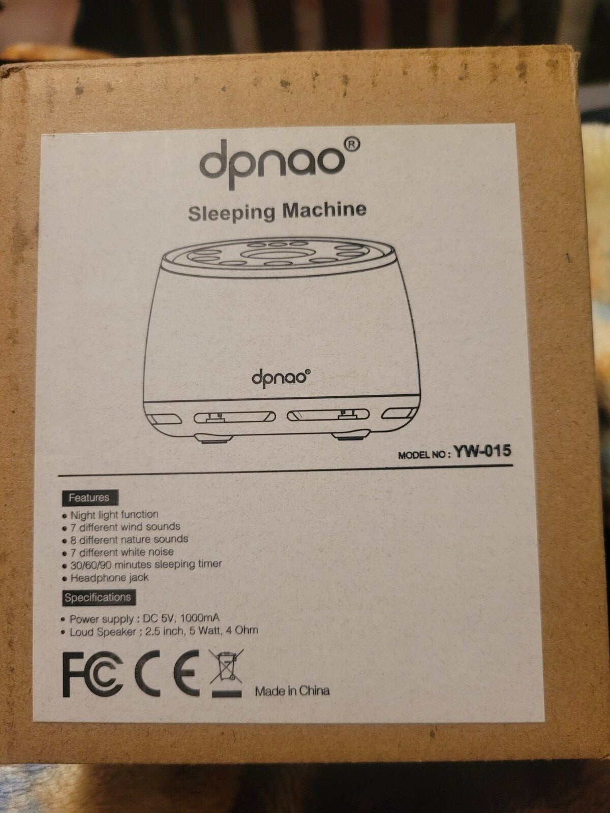White Noise Machine Sleep Sound Machine for Baby Kid Adult Home-image