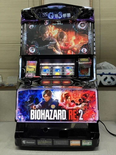 BIOHAZARD Re:2 Japan PACHISLO SLOT MACHINE Adelion Resident evil 100V Pachinko