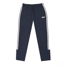 Lonsdale Open Hem Woven 2 stripe Tracksuit Bottoms Jogging Pant XS - 4XL