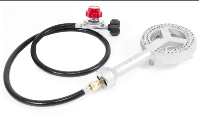 #ad GasOne High Pressure Cast Iron Burner with Regulator amp; Hose – Complete Kit $42.18