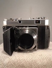 Kodak Retina IIa w/Schneider-Kreuznach Retina-Xenon f:2/50mm Lens  Leather Case