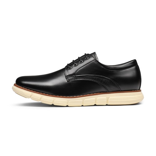 Men's Dress Sneakers Casual Oxford Lightweight Arch support Shoes US Wide Size - Picture 9 of 28