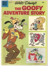 Four Color #857: Walt Disney's The Goofy Adventure Story, VG+ 4.5