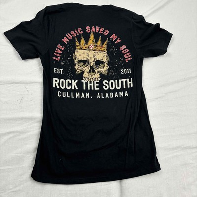 Rock The South Cullman Alabama 2021 Unisex Graphic Tee Black S
