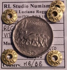 AB704-REGNO D'ITALIA - Vittorio Emanuele III - 50 Centesimi 1924 B. Rigato - R