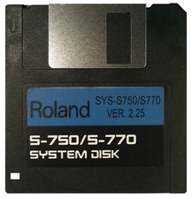 ROLAND S-750/S770 Operating System Startup Disk v2.25 OS Boot-Over 30 Sold