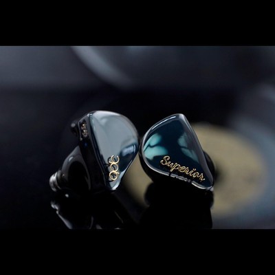 qdc SUPERIOR Piano Black Earphones [QDC-SUPERIOR-BK] pre 