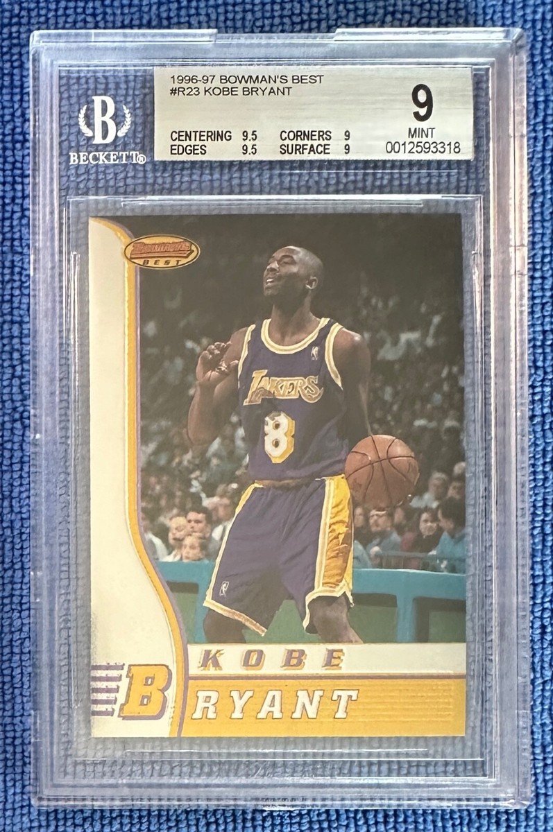 Kobe Bryant 1996-97 Bowman Best card# R23 BGS 9 Rookie | eBay