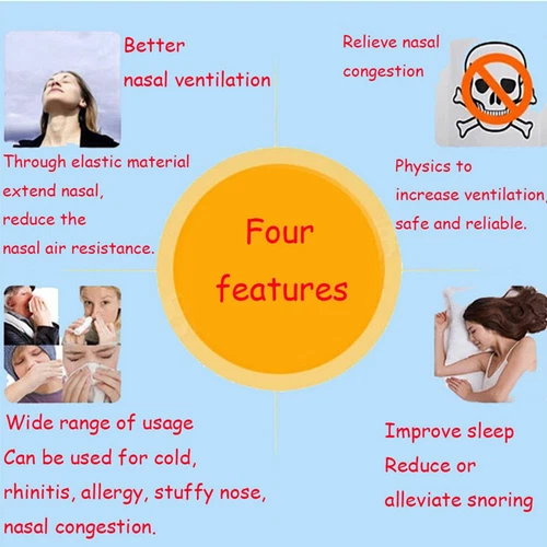 100-200-300-500-1000 pcs Nasal Strips Breathe Right Better Anti Snoring Sleeping - Picture 5 of 10