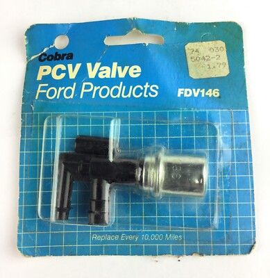 Cobra FDV146 Ford PCV Valve New Old Stock Sealed Rare