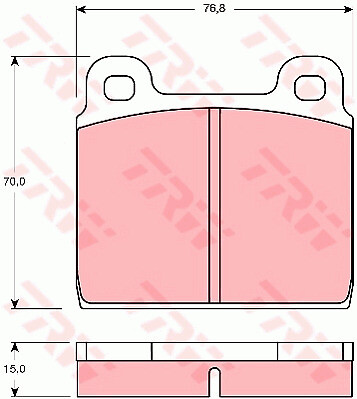 Mintex Plaquettes Frein Avant MDB1003-Brand new-genuine-Garantie 5 an
